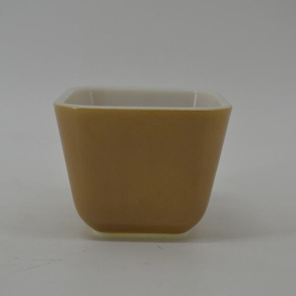 Vintage PYREX Refrigerator Dish 501 B Fridgie Sandlewood - Picture 6 of 13